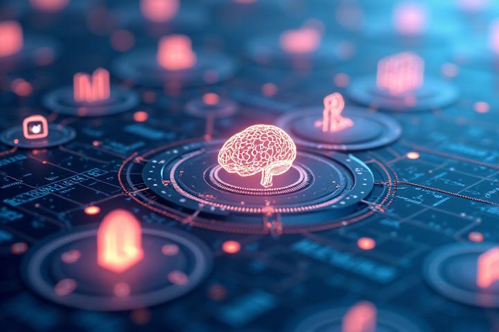 Diagramma di flusso interattivo che illustra come l'AI di Anima Oceano elabora dati da wearables, feedback dell'utente e database per generare raccomandazioni personalizzate, con l'accento sulla privacy.