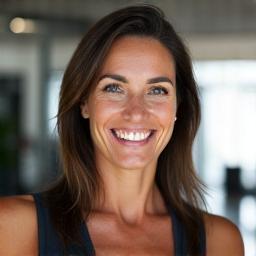 Ritratto professionale di Elena Conti, Fisioterapista e Personal Trainer specializzata in fitness digitale.