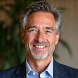Ritratto professionale di Marco Bianchi, Istruttore di Mindfulness con esperienza internazionale.